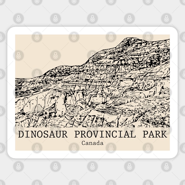 Dinosaur Provincial Park - Canada Sticker by Lakeric